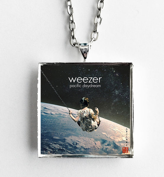 Weezer - Pacific Daydream - Album Cover Art Pendant Necklace - Hollee