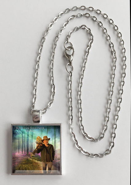 William Shatner - The Blues - Album Cover Art Pendant Necklace