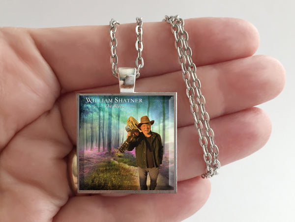 William Shatner - The Blues - Album Cover Art Pendant Necklace