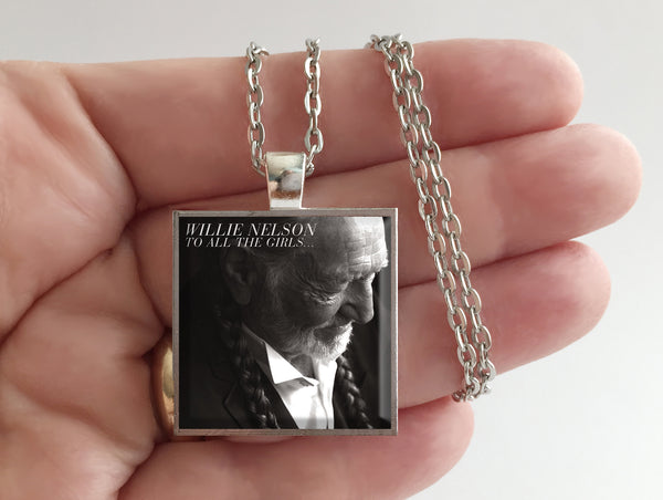 Willie Nelson - To All the Girls - Album Cover Art Pendant Necklace - Hollee