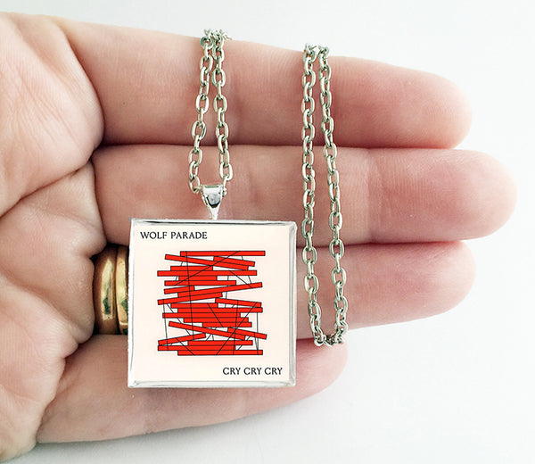 Wolf Parade - Cry Cry Cry - Album Cover Art Pendant Necklace - Hollee